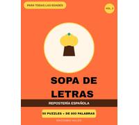Sopa de Letras de Repostería Española: 50 Sopas de Letras Temáticas en Letra Grande con Soluciones | Tartas, Galletas, Turrones, Churros y Más