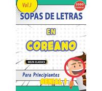 Sopa de Letras En El Coreano Para Principiantes - Genial! Vol.1 - Delta Classics