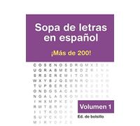 Sopa de letras en español: Más de 200 sopas | Edición de bolsillo en tamaño A5 | Soluciones descargables gratuitamente | Volumen 1 (Sopas de letras en formato A5)
