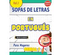Sopa de Letras En Portugués Para Mayores - Genial! Vol.1 - Delta Classics