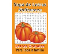 Sopa de Letras Halloween 6x9: Libro de Rompecabezas sobre Halloween, Otoño, Dia de Brujas, 50+ rompecabezas, Regalos sin pantallas