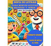 Sopa de letras para mentes activas. Mayores y niños. En ESPAÑOL: ¡Ejercita tu mente, revive los refranes de siempre y diviértete en cada estación del ... bloc de notas para anotar ideas o recuerdos.