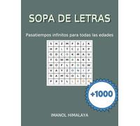 SOPA DE LETRAS: Pasatiempos infinitos para todas las edades