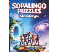 SOPALINGO PUZZLES: Edición bilingüe: 25 Mundos Temáticos de Sopas de Letras y Diccionario Mágico para Niños de 7 a 12 años (Master Edition)