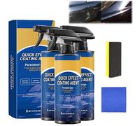 Sopami Car Coating Spray, 120ml Quick Effect Coating Agent for Cars, Waterless Car Wash and Wax Spray for Shine and Protection, 3 in 1 Multi-functional Quick CAR COATING SPRAY, For All Cars (3PCS)