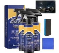 Sopami Car Coating Spray, 3 in 1 Multi-Functional Quick Effect Coating Agent, Advanced Car Ceramic spray coating, Waterless Wash and Wax Spray for Cars, Long-Lasting Shine and High Protection (3PCS)