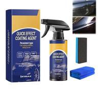 Sopami Car Coating Spray, 3 in 1 Quick, Multi-Functional Waterless Wash & Wax Formula, Advanced Car Quick-Acting Coating Agent Spray, Long-Lasting Protection for Cars Motorcycles & Boat (120ml, 1PC)