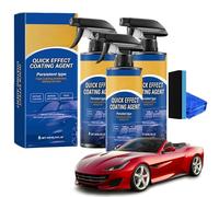 Sopami Car Coating Spray, Hydrophobic Shine Car Coating Sprayer, Quick Detailer & Paint Sealant, Water Repellent Cars Polish Spray for Exterior Protection & Gloss Finish (3Set)
