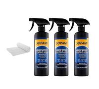Sopami Car Coating Spray,Quick Effect Coating Agent,Quickly Coat Car Wax,Car Scratch Wax Polish Spray Waterless Wash,Oil Film Emulsion Glass Cleaner with towel (3 pcs)