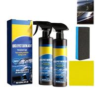 Sopami Car Coating Spray, Sopami Multi-functional Quick Effect Coating Agent, Waterless Car Wash Quick Effect Coating Agent, Long-Lasting Protection Improves Clarity and Visibility (2)