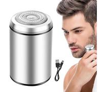 Sopamis Minis Electric Shaver | Portable Pocket Travel Razors | USB Rechargeable Waterproof Beard Trimmer for Men | Rotary Shavers for Adults