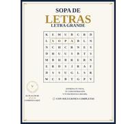 Sopas de Letras · Letra Grande: Para todas las edades . Sopas de letras con letra grande para estimular la memoria, la concentración y el vocabulario ... divertido para disfrutar en familia