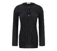 Soph Crinkle Silk Blouse - female - P.A.R.O.S.H. - Blouses - Black - M - Blouses & Shirts M