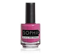 SOPHi Non Toxic Low Odour Cruelty Free Vegan Nail Polish Matte Plum Purple (PLUM-P up the volume)