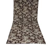 Sophia-Art Bedspread Spread Handmade Block Reversible Kantha Kantha King Print Bed Quilt Throw Hand Bedcover Pure Cotton Bohemian Hippie Size Stitch Quilt (Brown Pearl, 90 * 108 Inches)