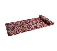 Sophia-Art Twin/King Bed Bohemian Bird Queen Bedspread Handcrafted Handmade Quilt Kantha Bird Print Cover Unique Blanket Bedding Quilt (Baby Pink, King 90*108 Inches)