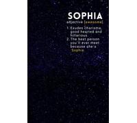 Sophia Awesome Name: custom name Notebook | personalized gifts for women | personalised for Sophia