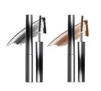 Sophia Belle Iron Wand Mascara, 2025 New Black Washable Metal Mascara Wand, 3D Curling Eyelash Iron Mascara, Waterproof, Smudge-Proof, Long-Lasting, Non-Clumping (Black+Brown)
