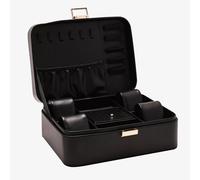 Sophia Black Oblong Leather Look Jewellery Box SP3345