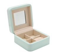 Sophia Blue Lift Up Square Wooden Jewellery Box SP3332
