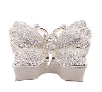 Sophia Classic Collection Classic Butterfly Trinket Box in White Sophia Classic Collection White