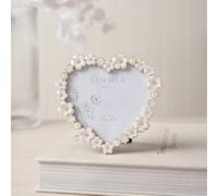 Sophia Classic Collection Classic Daisy 4 x 6 Heart Frame - White Sophia Classic Collection White