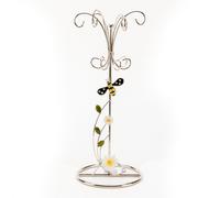 Sophia Classic Glass & Wire Bumble Bee Jewellery Holder