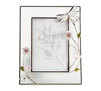 Sophia Classic Glass & Wire Dragonfly Frame 4" X 6"
