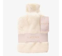 Sophia Faux Fur White 1.7L Muff Hot Water Bottle SP3661