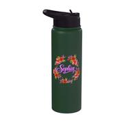 Sophia Flower Stainless Steel Insulated Water Bottle