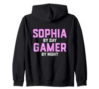 Sophia Gamer Girl Halloween Costume For Gen Z Gaming Sophie Zip Hoodie