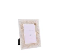 Sophia - Gold & White Floral Picture Frame With Bee Detail - 4" x 6" - Self Standing Vertical Photo Frame With Easel Back - Contemporary Homeware & Gifting - H: 26cm x W: 20.