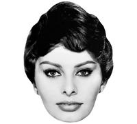 Sophia Loren (Make Up) Big Head. Larger than life mask.