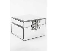 Sophia Mirror Glass Jewellery Box with Crystal Bow