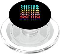 Sophia Name Personalized Women Girl Retro Vintage Pattern PopSockets PopGrip for MagSafe