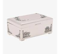 Sophia Oblong Flower Design Trinket Box JTB101