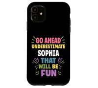 SOPHIA Personalized Women's Gift Custom SOPHIA Case for iPhone 11