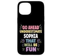 SOPHIA Personalized Women's Gift Custom SOPHIA Case for iPhone 15
