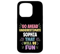 SOPHIA Personalized Women's Gift Custom SOPHIA Case for iPhone 15 Pro