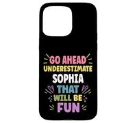 SOPHIA Personalized Women's Gift Custom SOPHIA Case for iPhone 15 Pro Max