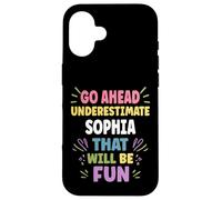 SOPHIA Personalized Women's Gift Custom SOPHIA Case for iPhone 16
