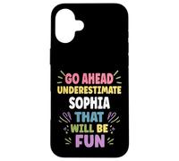 SOPHIA Personalized Women's Gift Custom SOPHIA Case for iPhone 16 Plus