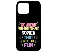SOPHIA Personalized Women's Gift Custom SOPHIA Case for iPhone 16 Pro Max