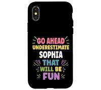 SOPHIA Personalized Women's Gift Custom SOPHIA Case for iPhone X/XS