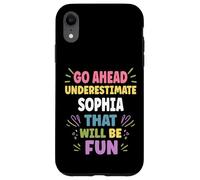 SOPHIA Personalized Women's Gift Custom SOPHIA Case for iPhone XR