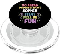 SOPHIA Personalized Women's Gift Custom SOPHIA PopSockets PopGrip for MagSafe