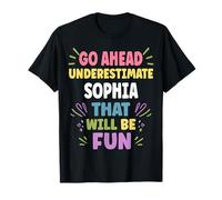Sophia Personalized Women's Gift Custom Sophia T-Shirt