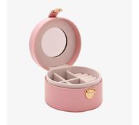 Sophia Pink Square Jewellery Box With Lift Up Lid