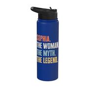 Sophia The Best, Woman Myth Legend, Funny Best Name Sophia Stainless Steel Insulated Water Bottle