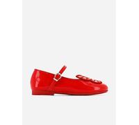Sophia Webster Girls Butterfly Embroidery Flat in Red - Red - EU 22 UK 5